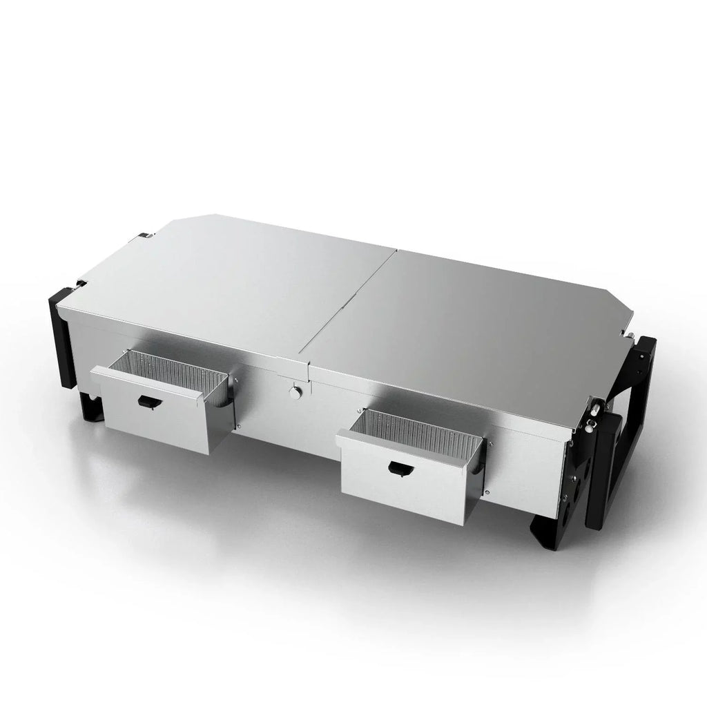 Camping Double Top Crossover Stove With Griddle Grill Burner & Top Magma