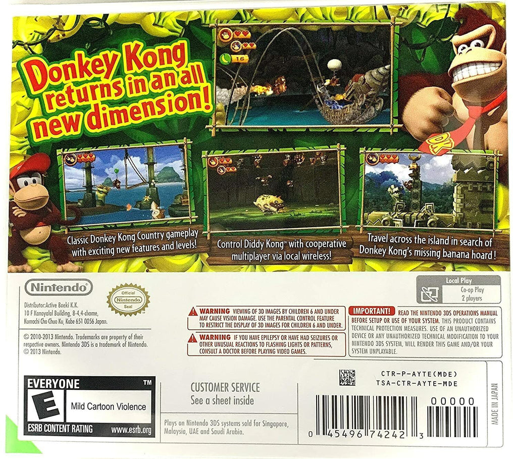 Returns - Donkey 3DS Edition World Kong