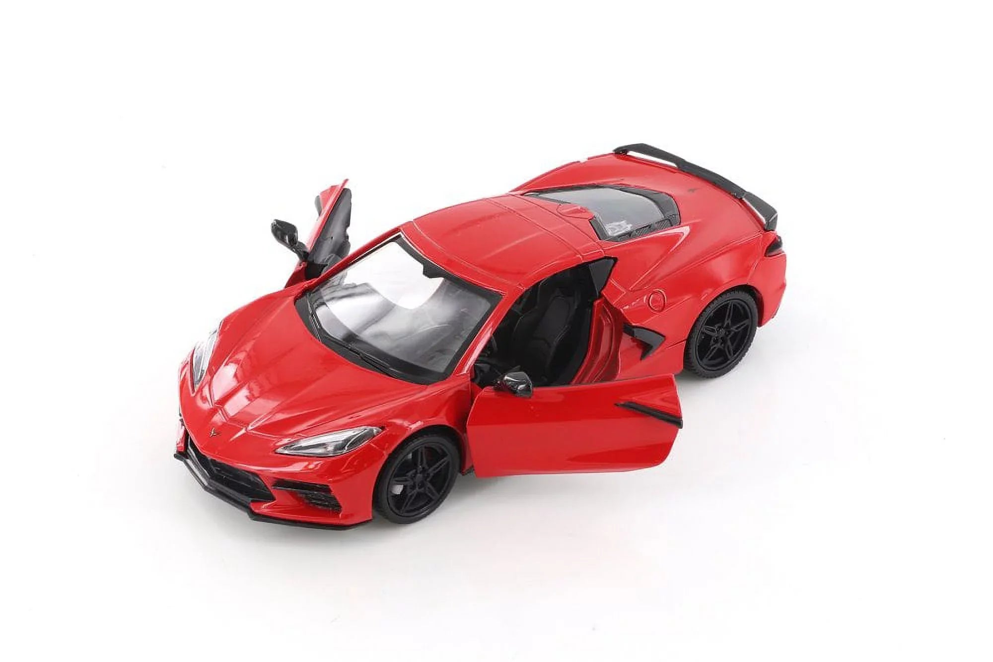 '- Chevy Corvette Stingray, Model 79360/16D Showcasts scale 2020 C8 Red - 1/24 Car Diecast Toy