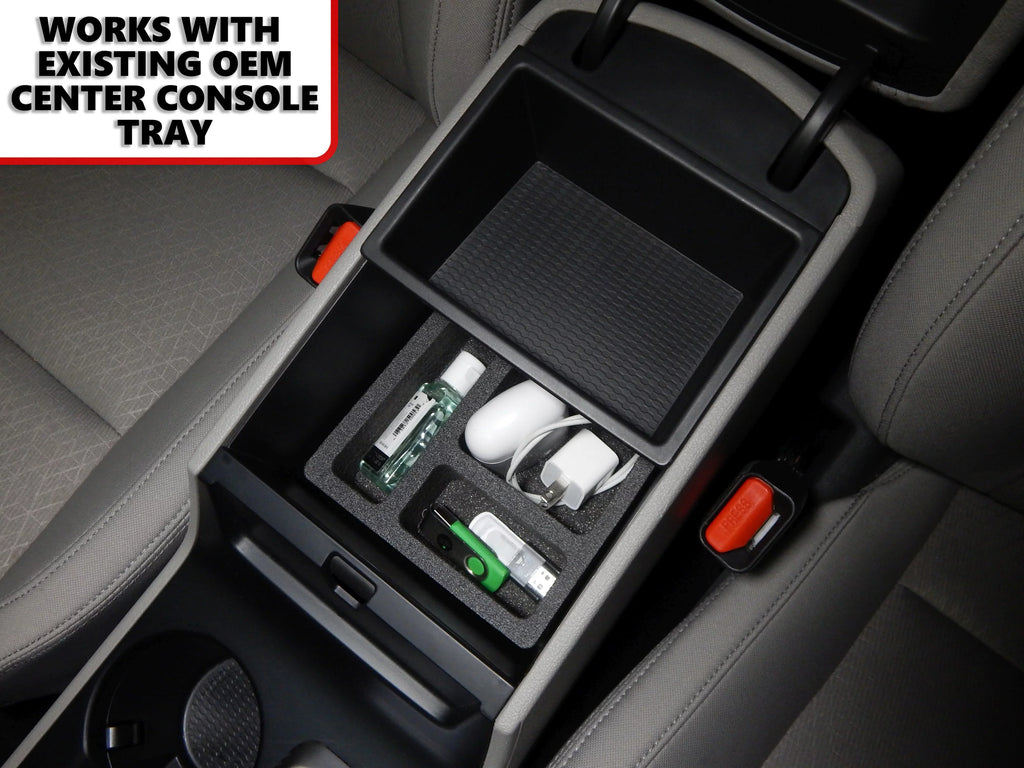 Hound Center Tucson Set Brake) Vehicle 2016-2019 Anti-Rattle Organizer (Without Auto Red with Stacking 2 Console Black Piece Hand Compatible Hyundai Inserts