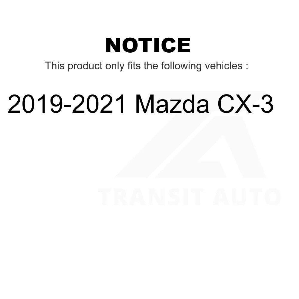 Front Kit Semi-Metallic Brake Rear CX-3 2019-2021 Mazda Pads KPF-100476 For