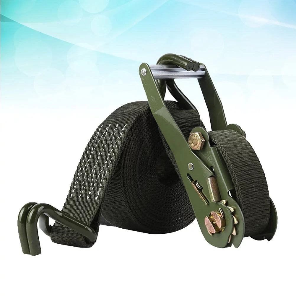 Ratchet 1 Length Cargo Straps Straps Bundling Motorcycle Luggage Down Truck Set 6M of Belt Tie