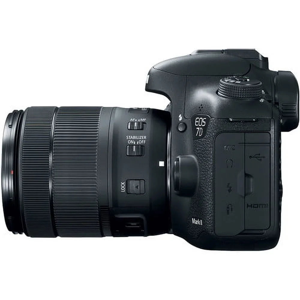 EOS USM & Lens DSLR Canon f/3.5-5.6 W-E1 W/ More 7D IS II + Mark Camera 18-135mm
