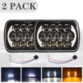 Jeep LED XJ For Headlight Chevrolet 5x7" Pair 7x6" Lo Beam Cherokee Hi 400W DRL