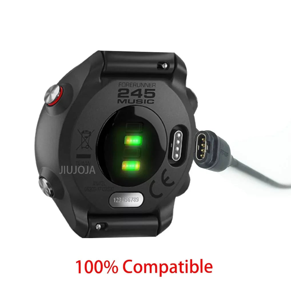 245/Approach Garmin Glass 2Pcs for Cable Data Forerunner Screen Clip HD and Sync Charging S60 Charger, Tempered
