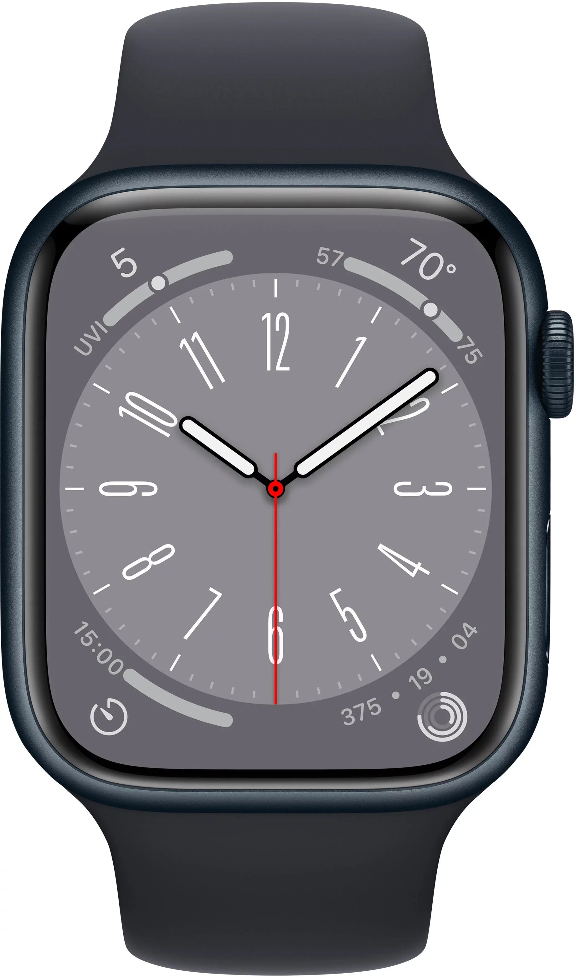 (Refurbished) 8 45MM Only GPS Midnight Restored Case Midnight Band Watch Series Aluminum