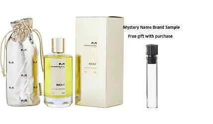 vile for Mystery sample OZ SICILY by PARFUM MANCERA brand DE EAU Mancera 4 UNISEX SPRAY Name And a