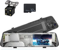 and 1080P Night Mirror Cam Mirror View View Rear Cars,4.5" Dual Rear for Vision,Parking Dash Cameras,Super Front