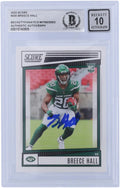 Authenticated Score - 10 Jets Breece Fanatics Rookie Autographed 2022 New Fanatics Beckett York #330 Witnessed Panini Certified Card Hall Authentic