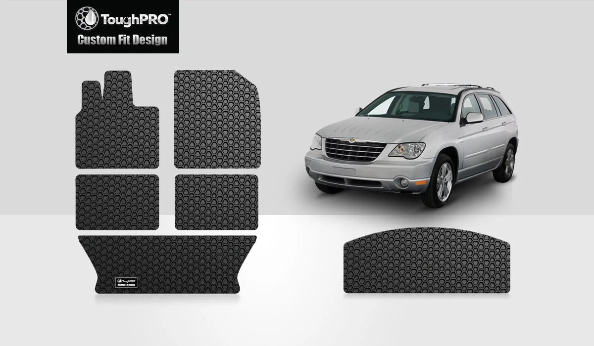 Set - All Pacifica - climate - Heavy Black Rubber Duty - with Mats Full ToughPRO CHRYSLER 2005 - Cargo