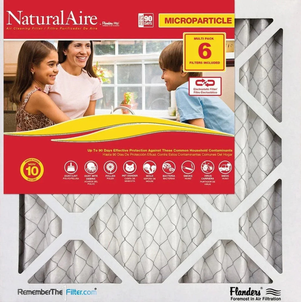 NaturalAire Filters Microparticle 85156.011010 pack) 10x10x1 10 (12 MERV