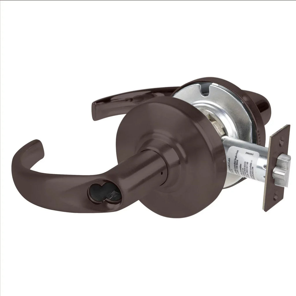 SPA 613 Finish Lever Oil Non-Handed Sparta Bronze Entrance/Office ND91BD Lock Less 1 Core Schlage SFIC Rubbed Prep Grade
