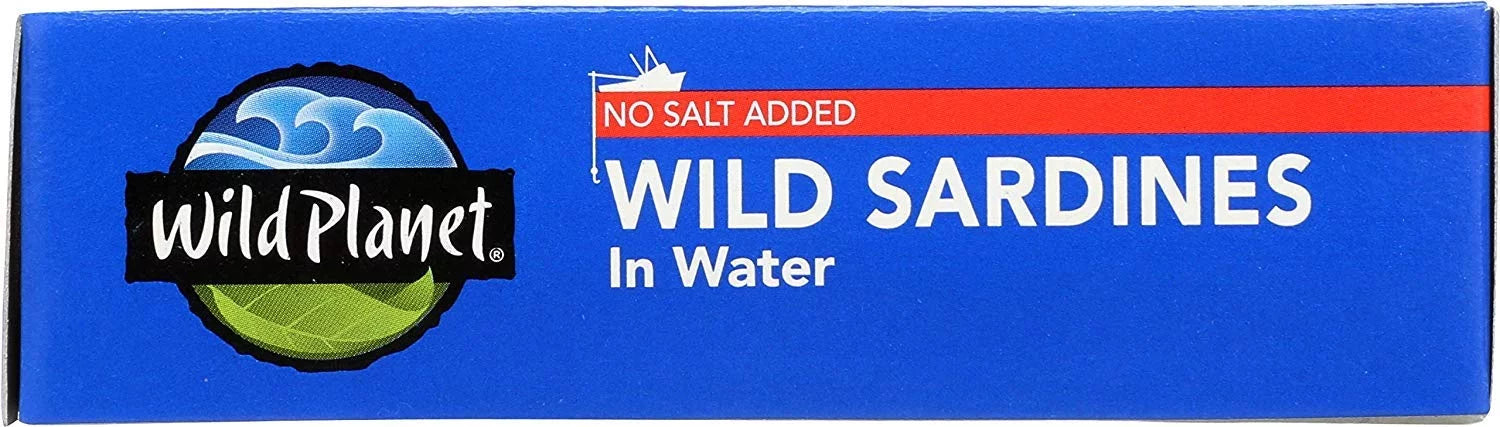 Wild - In - 4.375 Planet 12 liquid Of Sardines Case Oz.