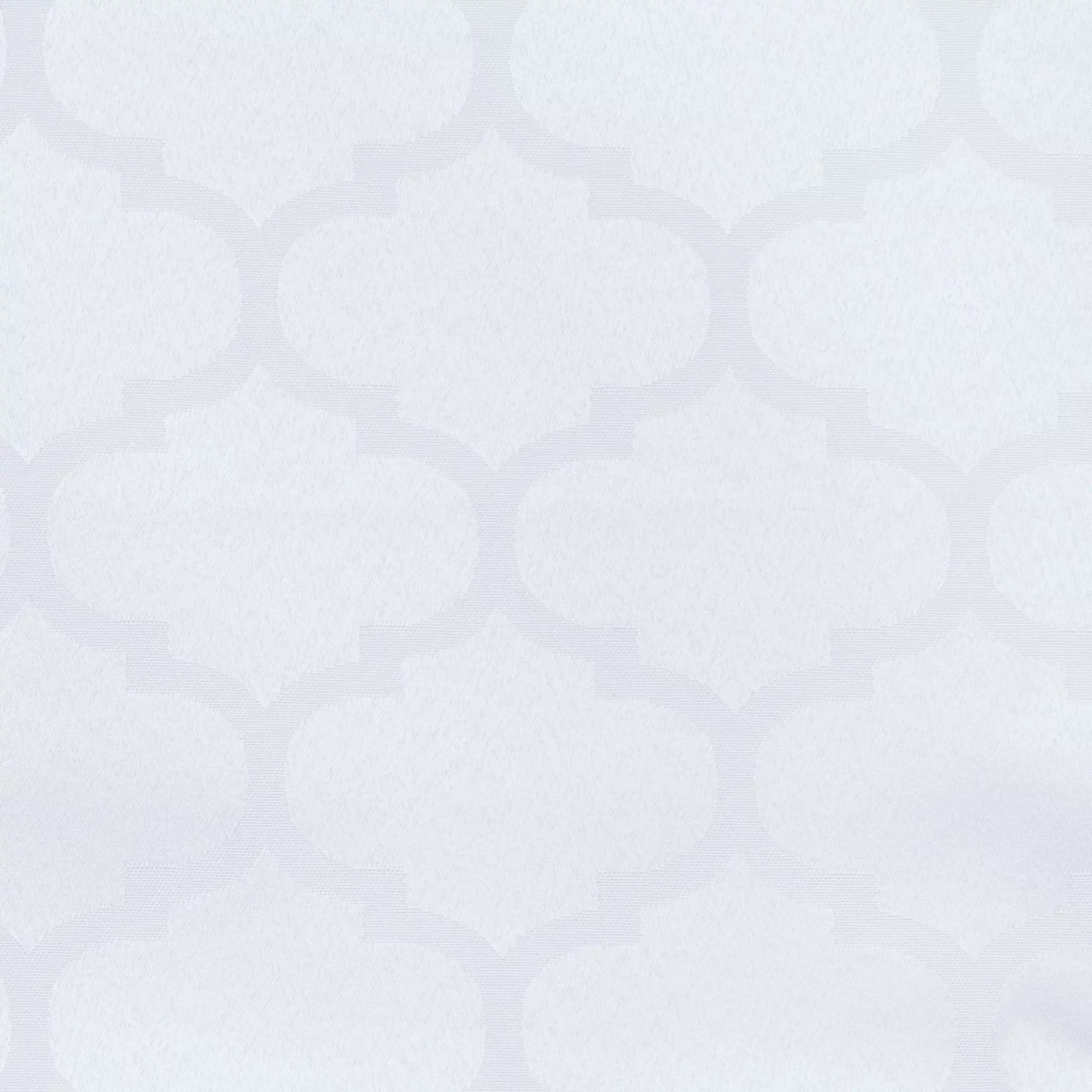 Blackout Exclusive Montague Roman White Home Shade, Total Trellis 31"x64",