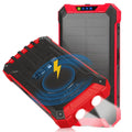 Solar 6 with Qi Portable Power Charger For Cables Waterproof Solar C LED Ulefone IPX4 External Bank USB Outputs Built-in 5V/3A 20000mAh 9 Inputs Wireless 4 Battery 3 15W Flashlight Armor Port