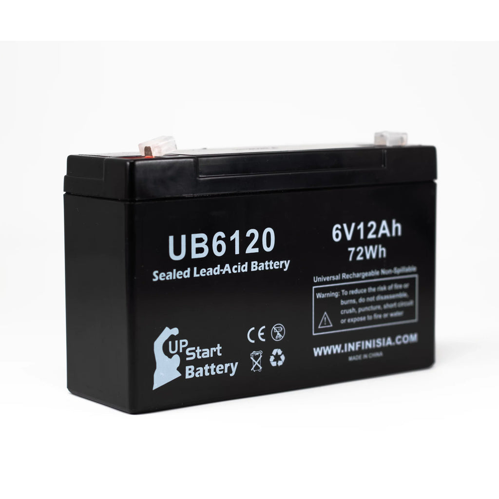 3x Pack Lead F1 UB6120 Tripp-Lite Acid - Replacement F2 Battery - - Battery Includes 12000mAh, F1 to (6V, 6 SLA) Adapters 850 12Ah, Sealed Universal AGM, Terminal Compatible Terminal,