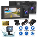 G-Sensor Channel and Camera Vision, TSV Night Camera, Dash with 3 Rear, Backup Car Front 1080P Cam Cam DVR Dual Dash