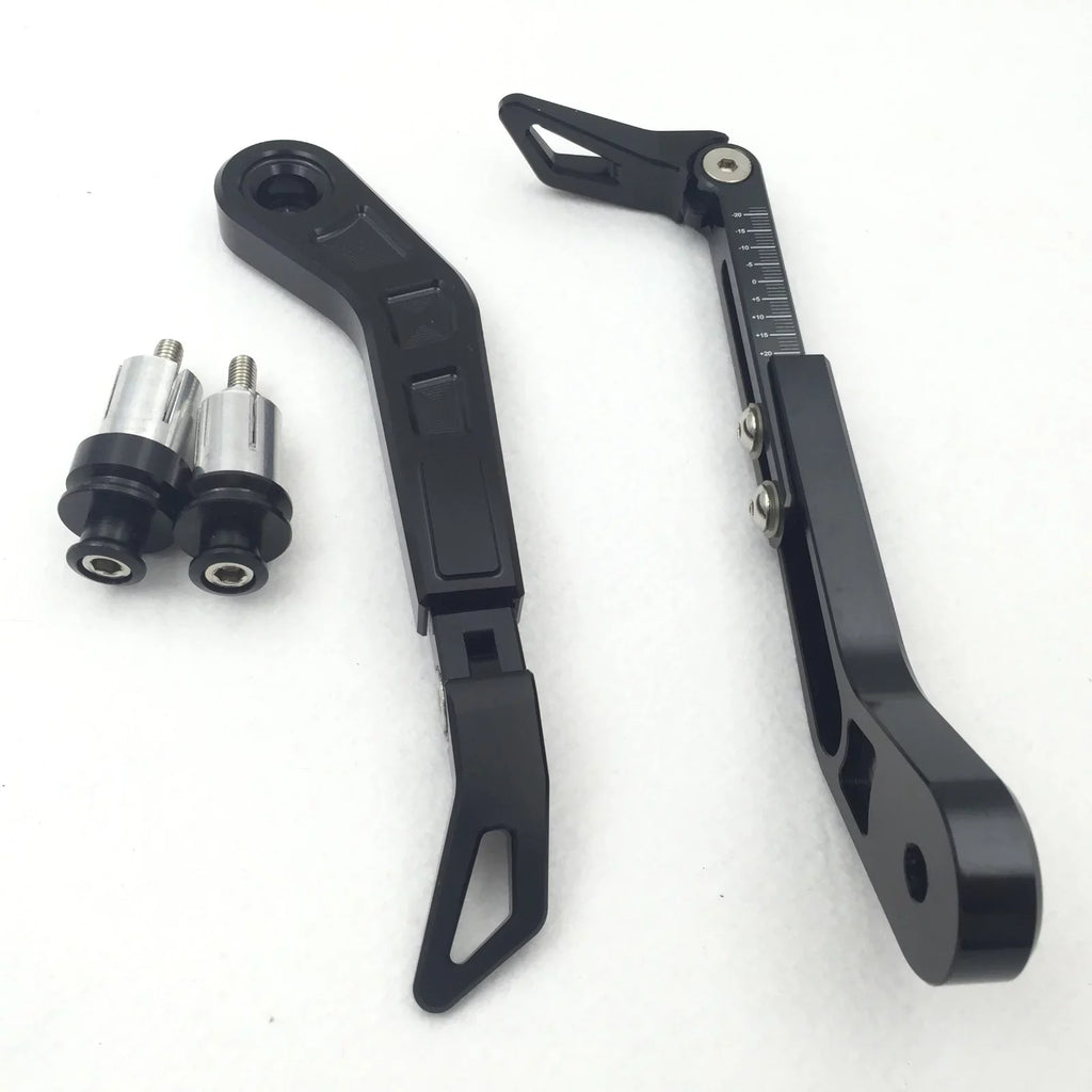 For CNC Protect Suzuki Guard SXR Black (22mm) GSXR ZX Pro Ninja ZZR Adjustable Levers GSX Length Angle Proguard Protector Kawasaki Hayabusa KTM 7/8" RM DR Motorcycle HTT-MOTOR Brake Clutch