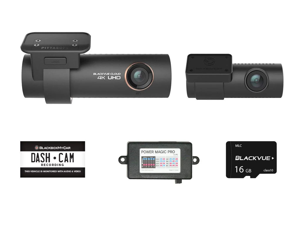 Hardwire SD Kit DR900S-2CH 4K Card Pro 2-Channel Power Magic Blackvue with | | Dashcam 16GB