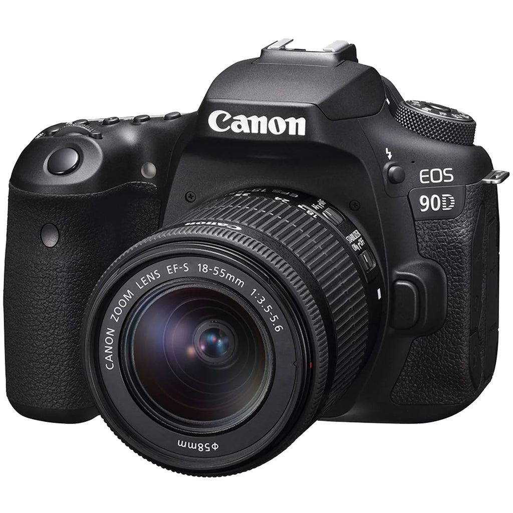 EOS 18-55mm, DSLR Accessory Camera Lens, Card, Backpack, Canon with Tripod Bundle SanDisk 64GB ZeeTech and Flash, 75-300mm 90D
