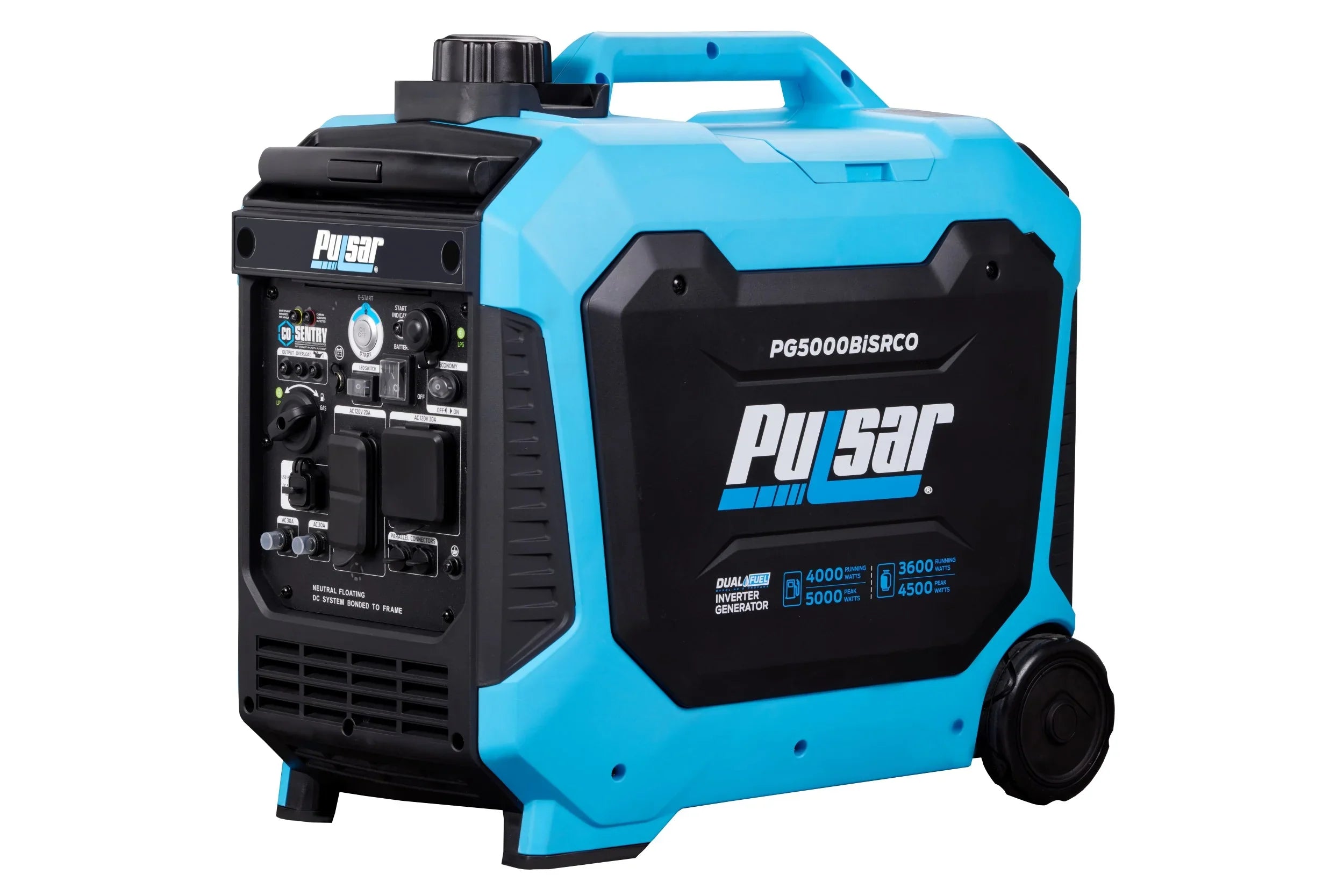 Fuel Ready and Sentry Dual RV CO Generator Start 5000-Watt with Pulsar Inverter Remote