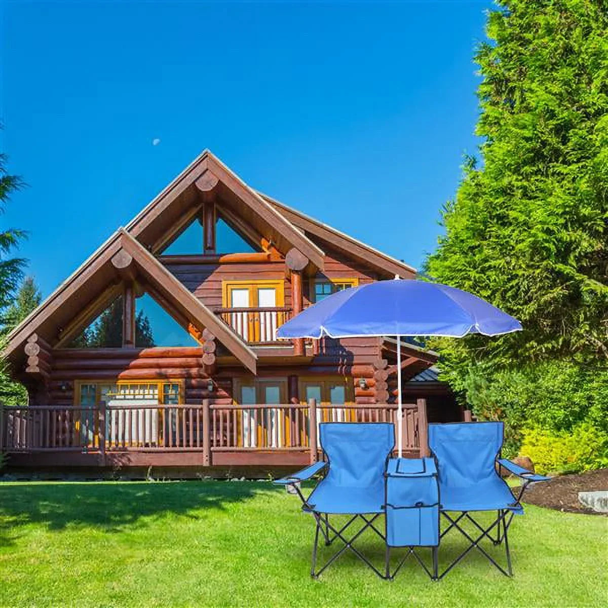 for Portable Carrying Chair Mini with Patio Bag, Blue Strength Chair, Park exterior Folding Beverage Pool SYTHERS Camping Chair, Holder Beach exterior Camping Table Beach High Double