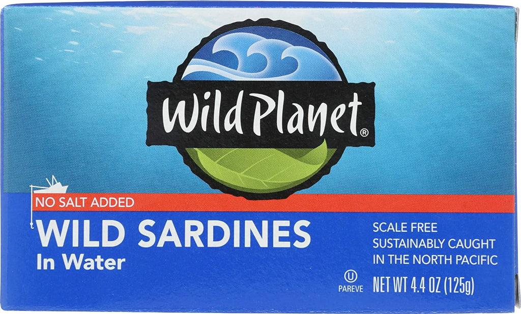 Wild - In - 4.375 Planet 12 liquid Of Sardines Case Oz.
