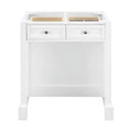CM 3 Makeup James in. 30 Bright Furniture Quartz White Countertop Grey with Unit Soto Martin Expo De Top,