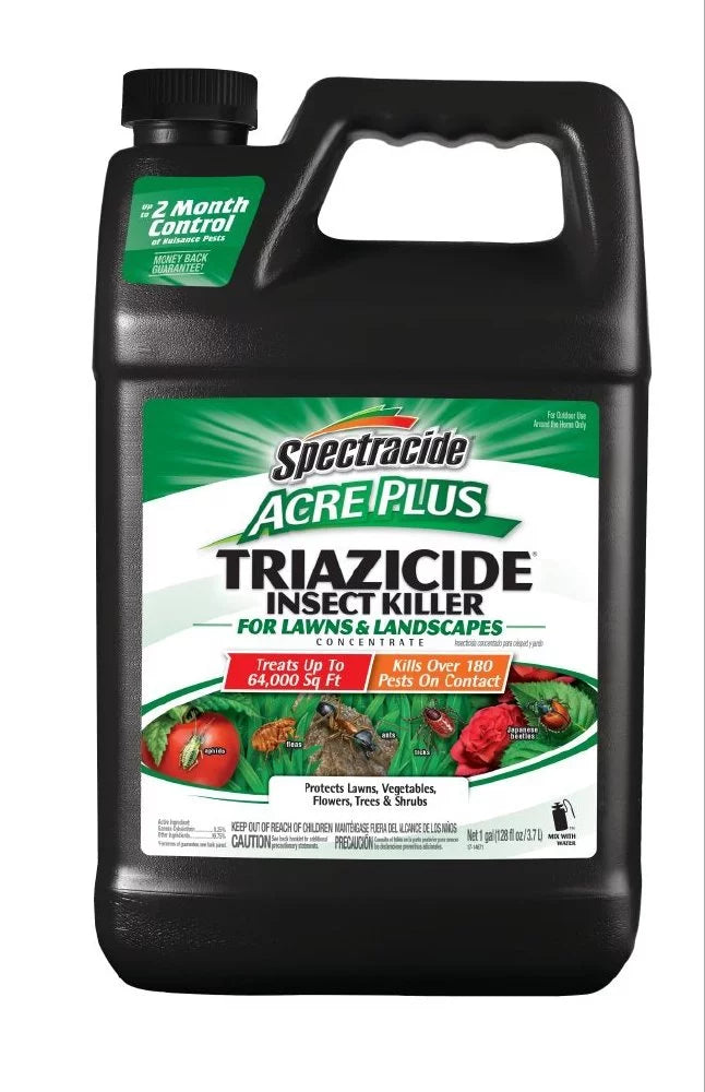 & Spectracide Plus Triazicide Insect Lawns Landscapes Acre Concentrate1 Killer Gallon for