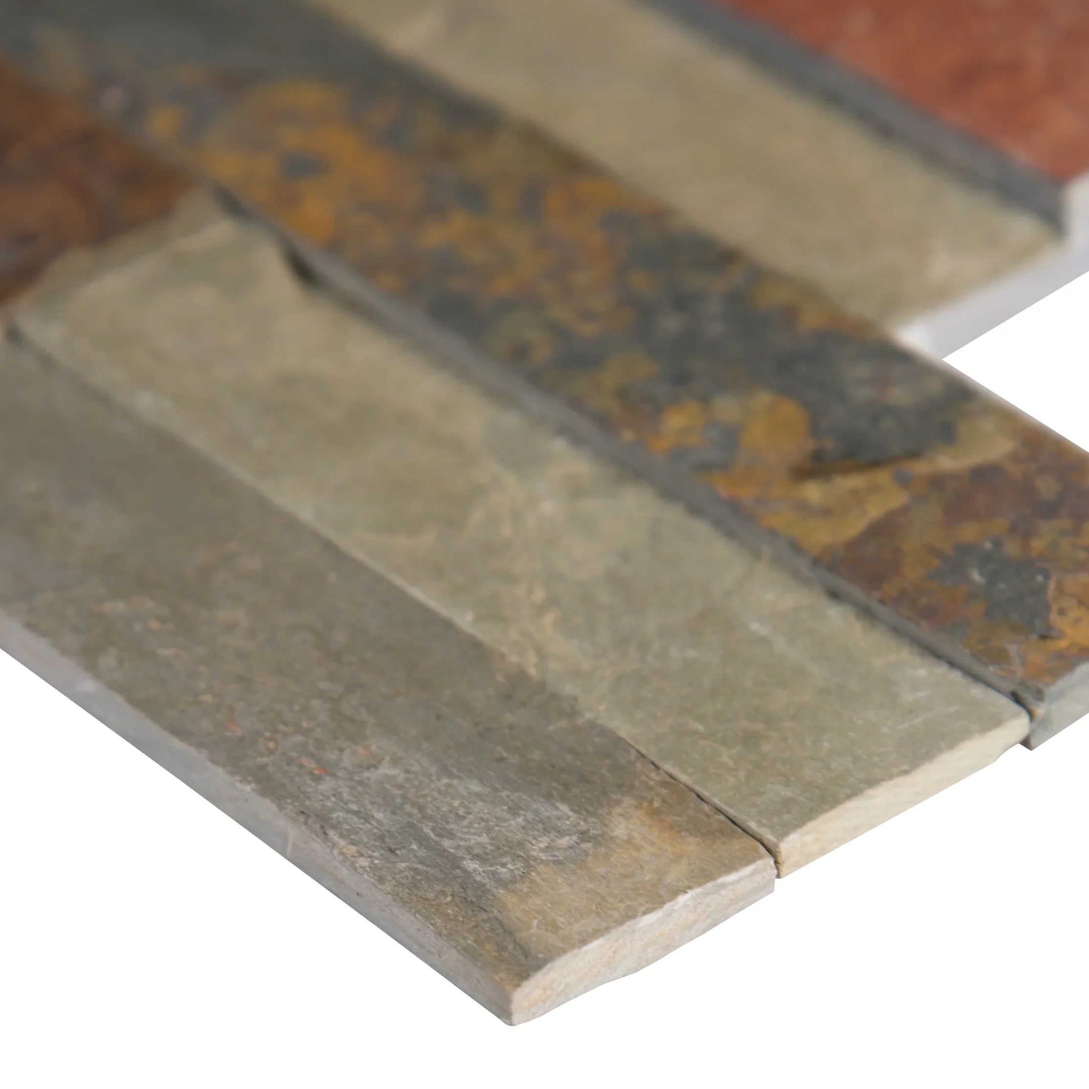 and sq. in. Stick 22 Wall / Slate in. Tile x Gold (13.80 Rush ft. Natural Peel Veneer MSI case) 6