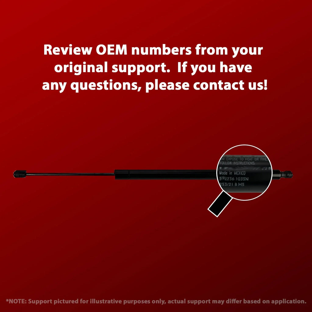 PM3864-a 2015 Supports 2016 - Mustang Compatible Lift Spoiler. Qty 2021 Shock 2022 to 2017 2020 Gas Trunk with 2018 W/O 2 Lift 2019 Depot Supports