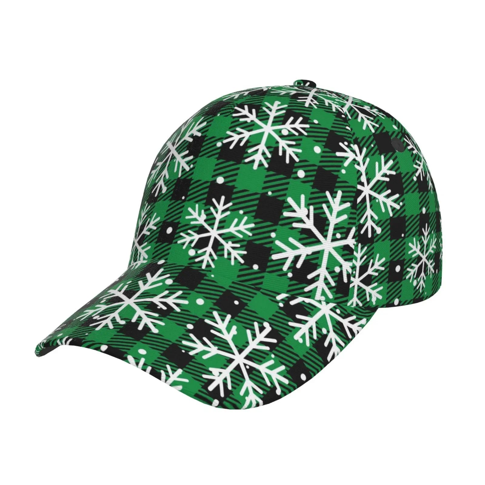 Plaid) Workouts Seasons Baseball exterior dimension Running Dad Activities At for Hat(Christmas Pattern All and Adjustable Buffalo Balery Cap