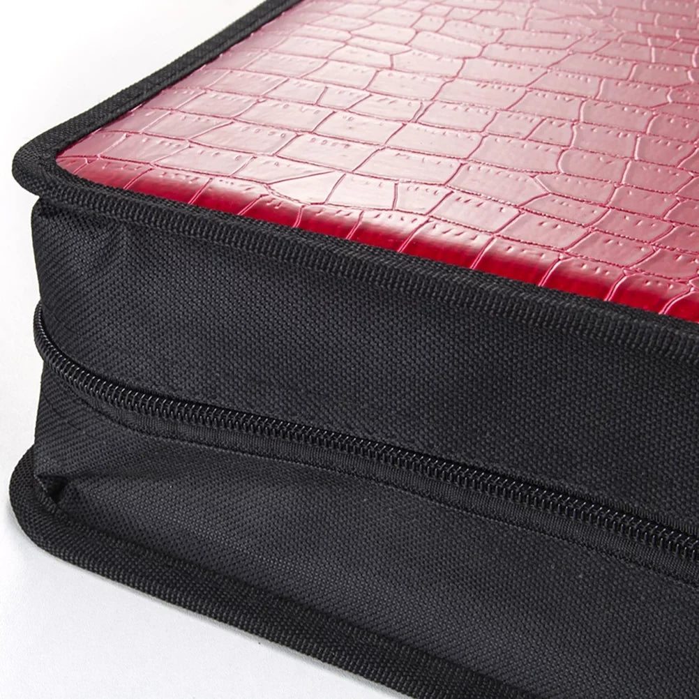 Storage 400 Wallet Binder Carrying Large NUOLUX Portable Holder Pack Organizer Cases Cd 100 Disc Case