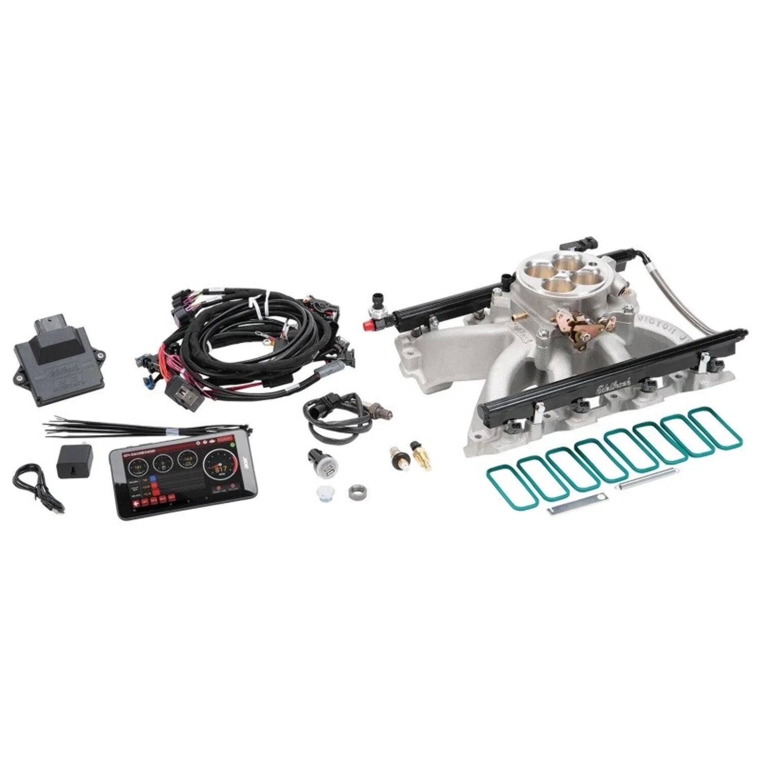 Traditional 4 4150-design 35710 Edelbrock Kit Pro-Flo EFI