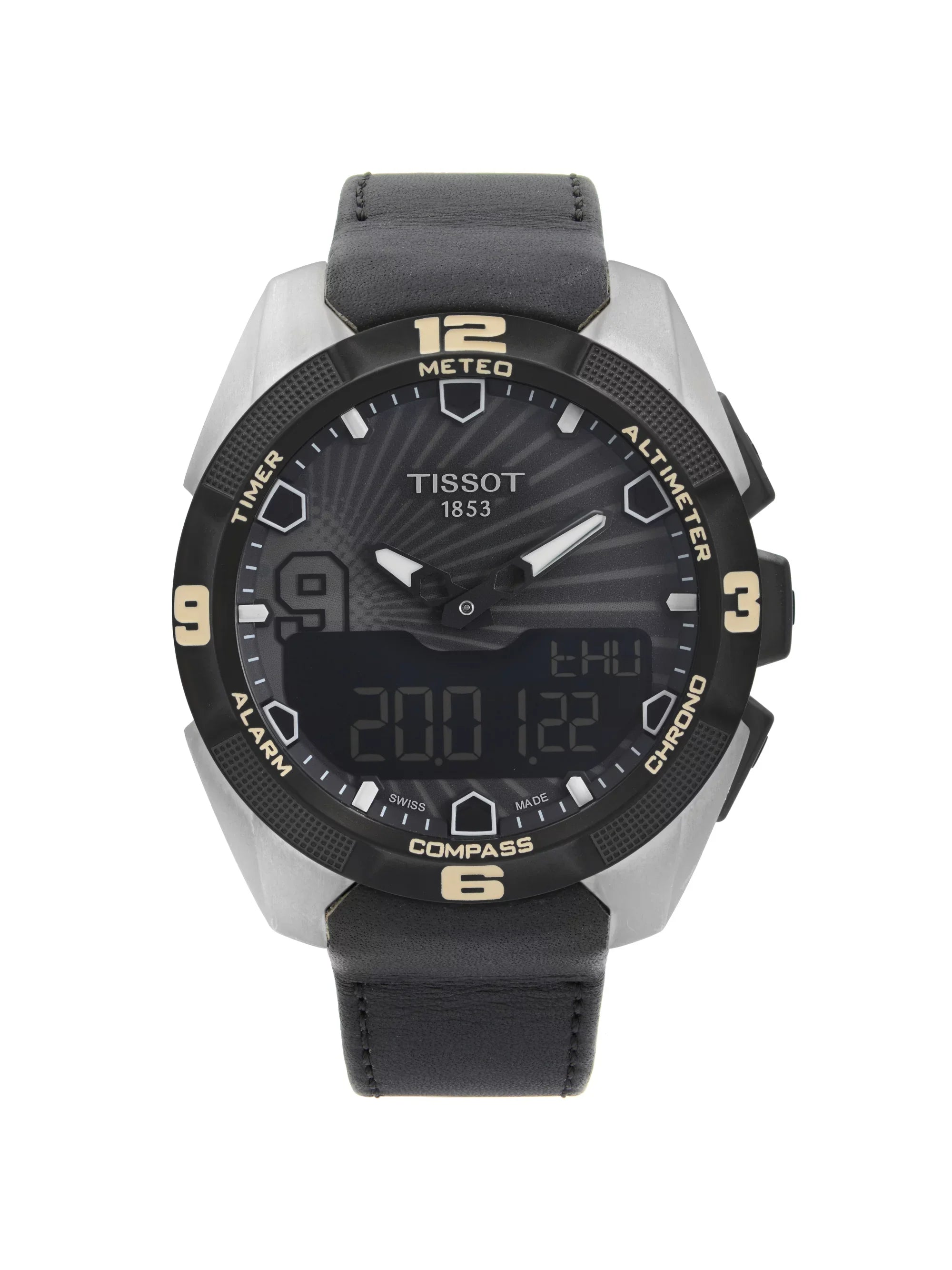Men Tissot T-Touch Dial Parker Black T091.420.46.061.00 Watch Tony Expert Solar