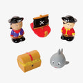 Baby Pirate Squirt Elegant Toys, 6 of Bath Set Baby Party Squirtie Toys