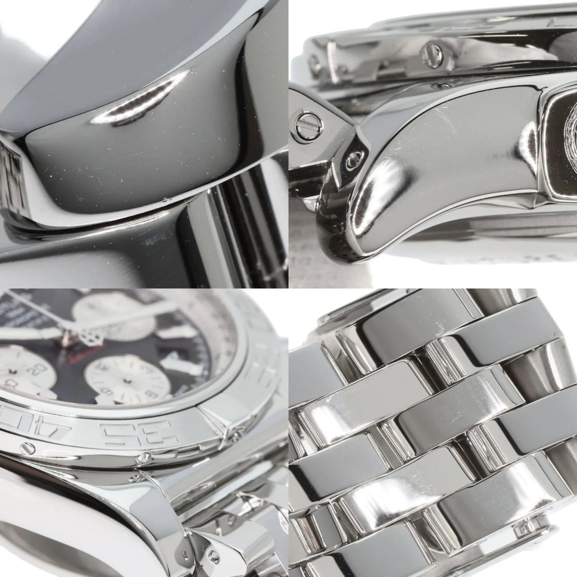 44 (Good) Steel/SS BREITLING Pre-Owned Breitling Watch AB0110 Men's Chronomat Stainless