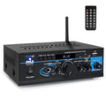 with Amplifier Remote Home 2 x Bluetooth Power PTA2 Mini 40W Pyle Control Stereo