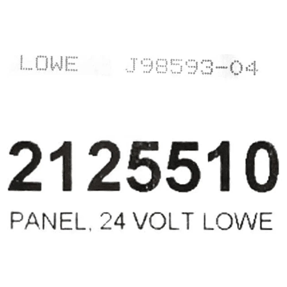 Lowe Switch 2125510 Trim Plastic 5 Inch x | Boat Panel Black 7