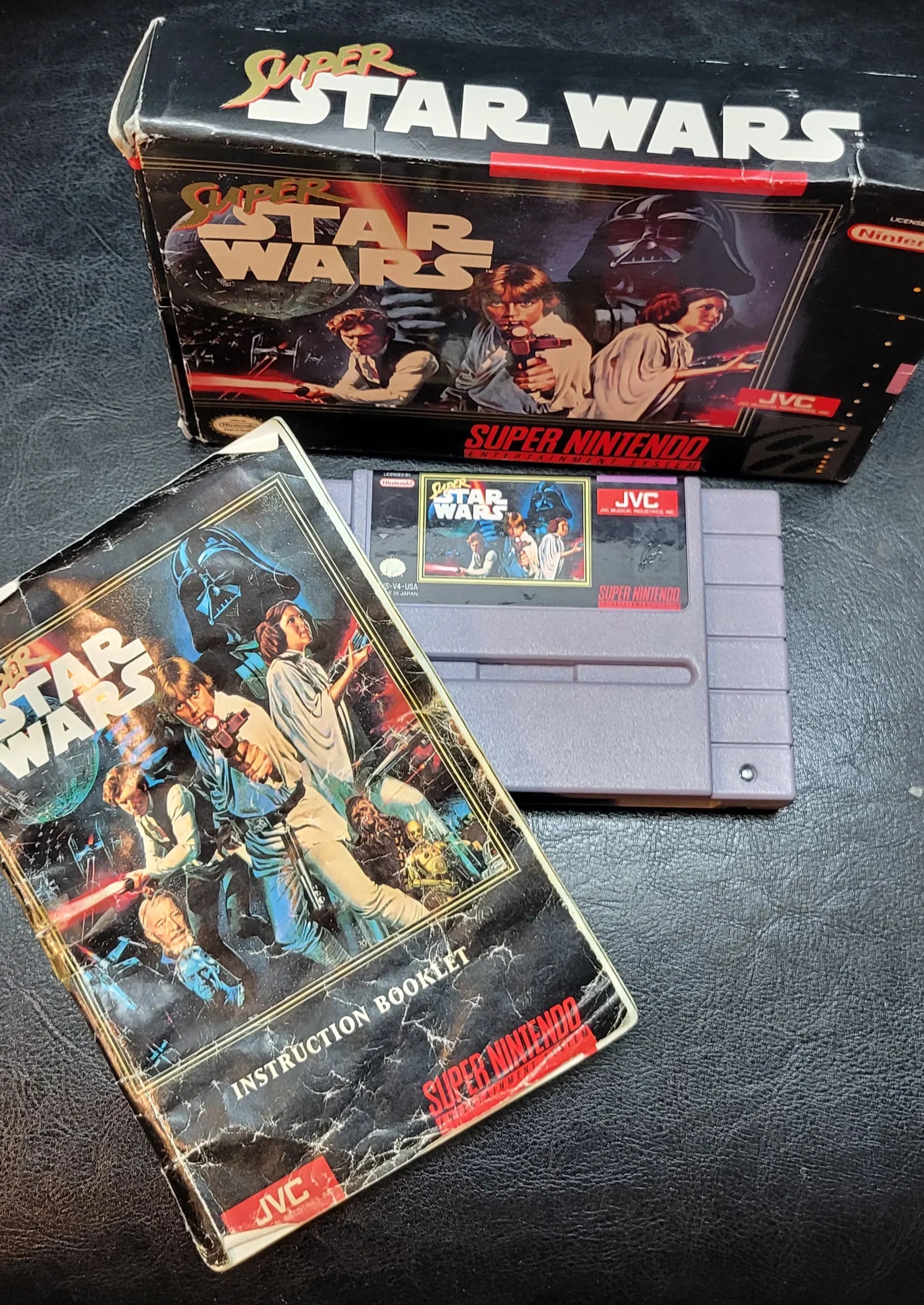 '+ SNES Cartridge Owner CIB Immaculate Condition System) (Super In 1992 Box Ent. Authentic Nintendo Complete STARWARS Original Instructions