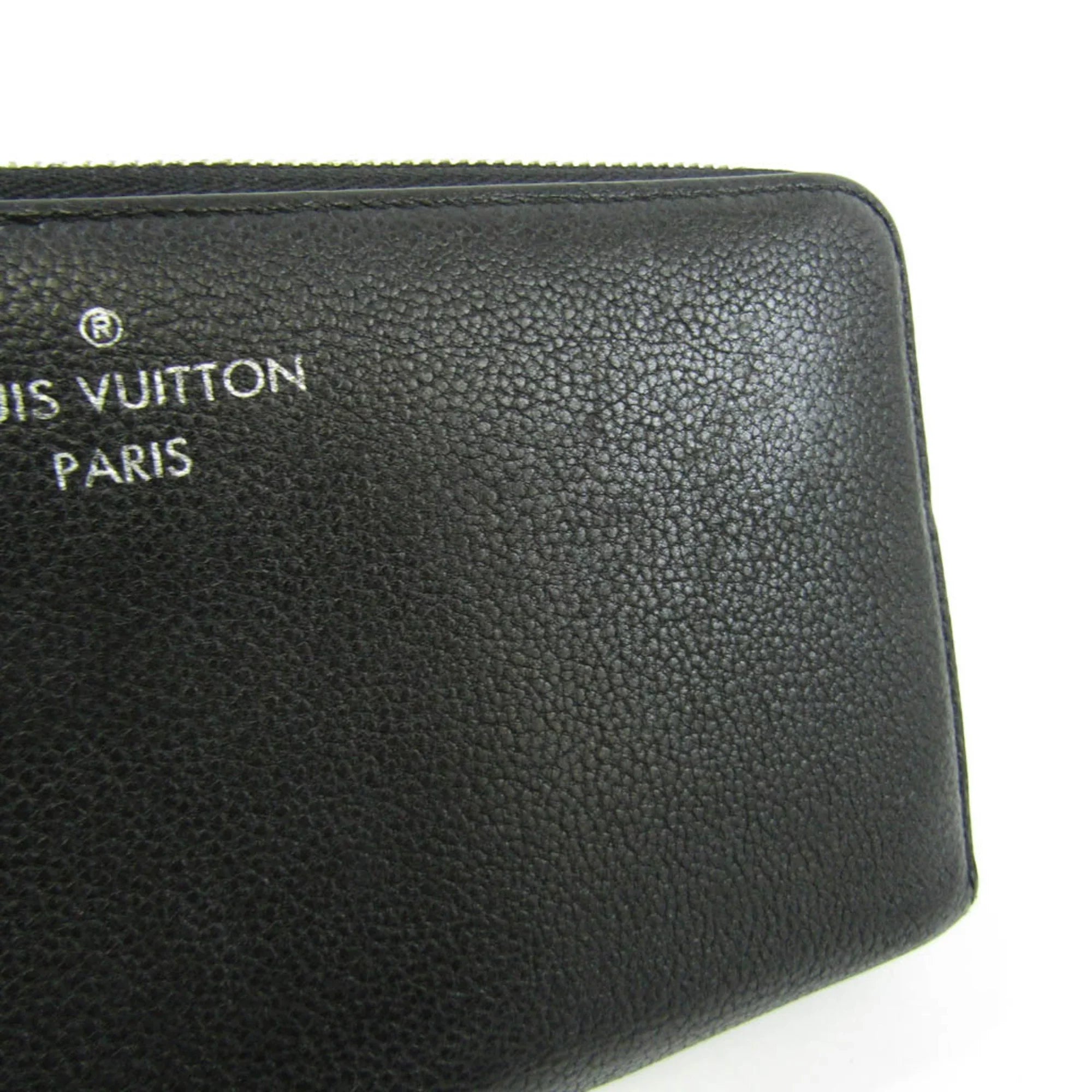 Pre-Owned (bi-fold) M60146 Veau Cachemire Long Comet Noir Portefeuille Wallet (Good) Leather Women's