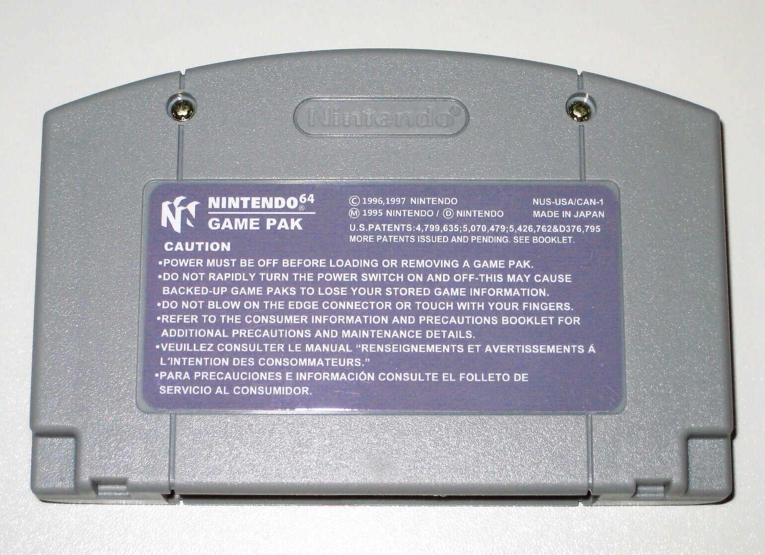 case usable Kart item including NTSC-U/C N64 for human Mario CPU game