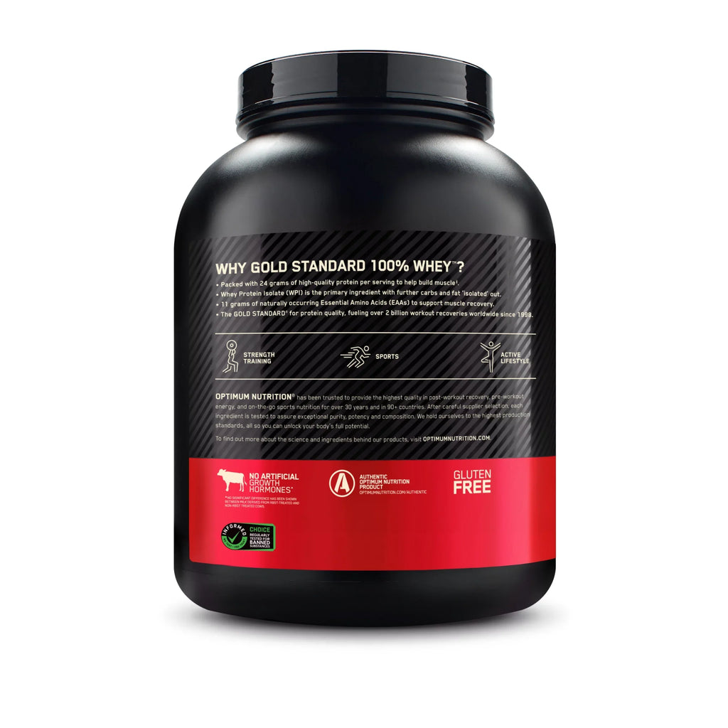 Optimum Gold Chocoalte, Standard Protein Whey Nutrition, Servings 74 Double lb, Rich Powder, 5 100%