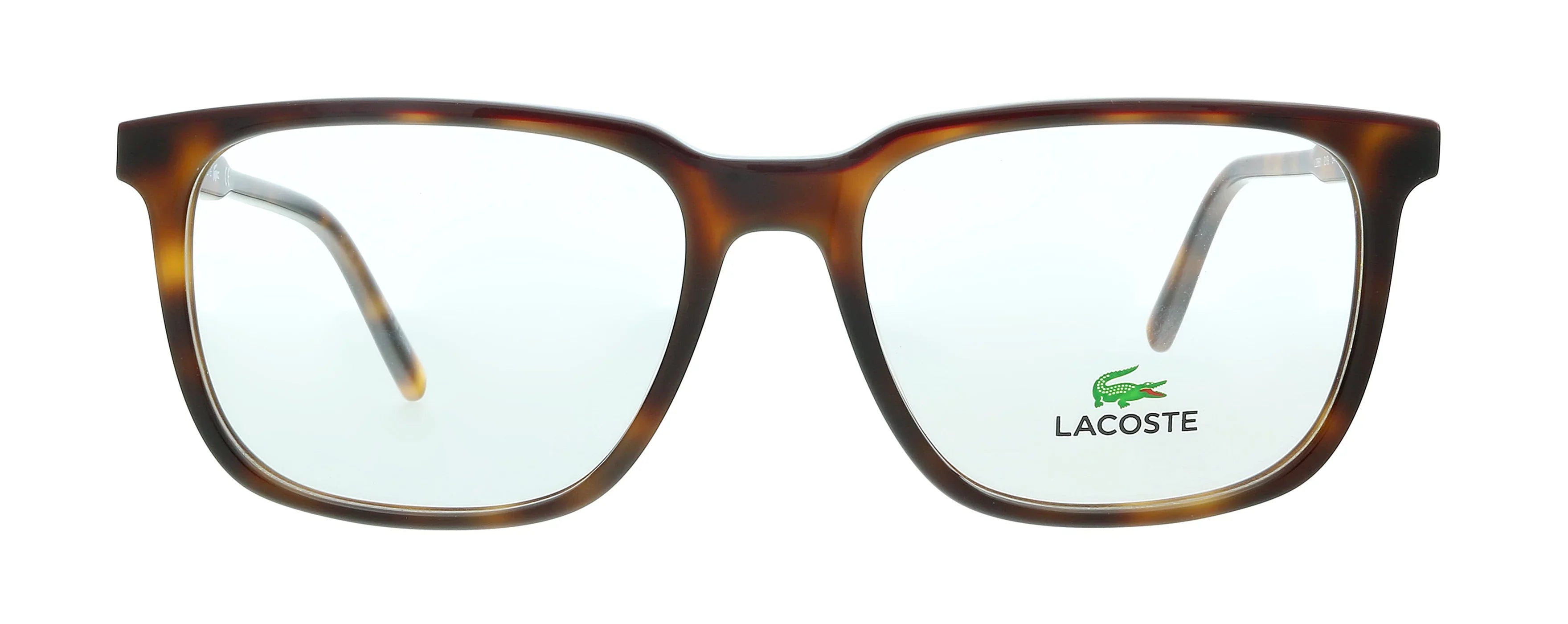 for mens 219 Eyeglasses Modified Havana/Burgundy L2861 Rectangle Lacoste