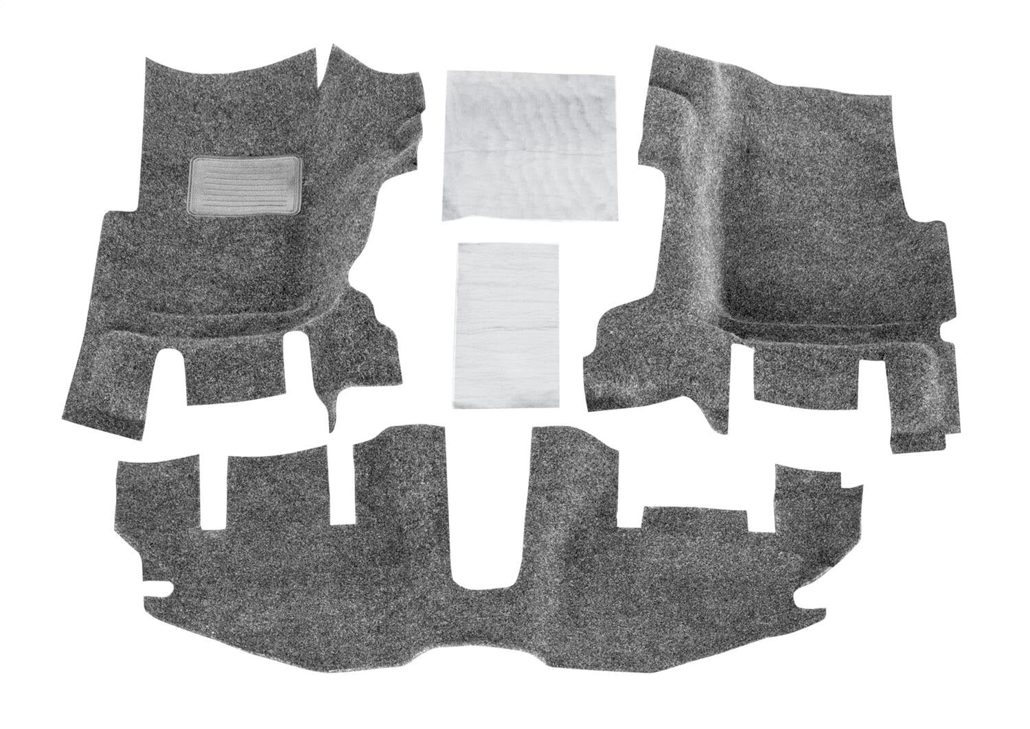 / / by Center 3Pc Jeep BedRug Wrangler Floorr Compatible TJ Jeep TJ, Kit 1997-2005 Wrangler select: 2006 (w/o Front Console)-Heat Shields with X RealTruck