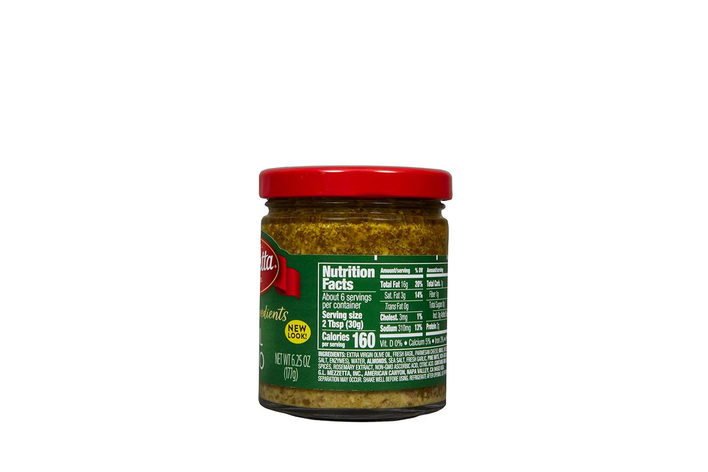 of L 6) Basil Sauce, G Mezzetta 6.25-Ounce (Pack Pesto,