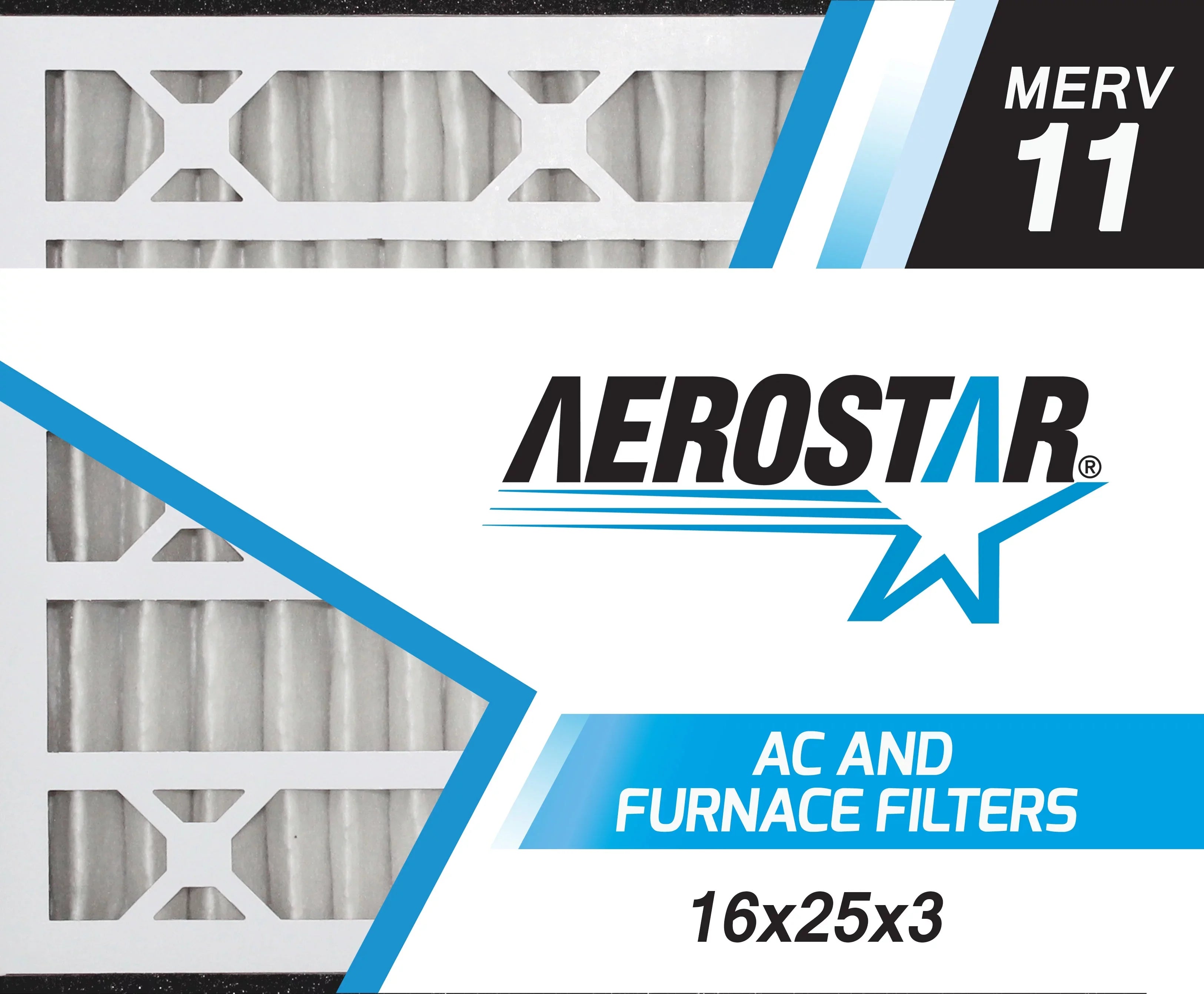 3 Aerostar bear Merv 11, by Air of Box Trion Air Filters 16x25x3 - Furnace Replacement
