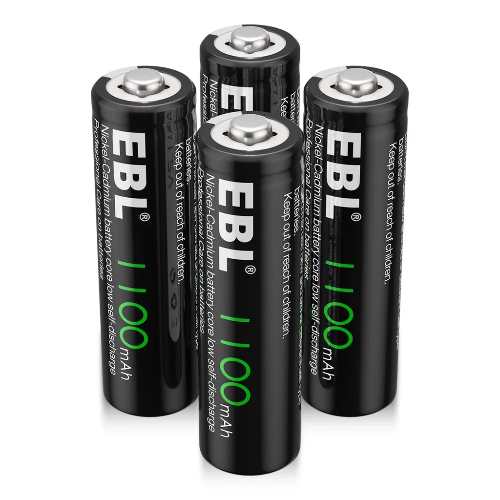 Double Batteries 1.2 Rechargeable EBL Batteries AA (20 Pack), Long-Lasting a Volts