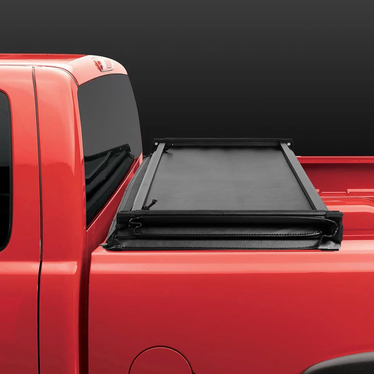 Tri-Fold Motoring Soft Trunk Fleetside 17 Adjustable Tacoma 18 TTC-TRISOFT-060 for 2019 2016 DNA Cover Tonneau 6' to Bed Toyota Top