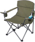 '- Beach Holder Camping Cooler Internet's - Folding Extra Case Bag Cup Best Padded - Duty Insulated exterior - - Heavy - - Sports XL Wide Quad Green Chair Carrying - - -